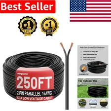 Reliable 250FT 14 AWG Electrical Wire - Lightweight & Cost-Effective Solution