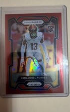 2023 Panini Prizm - Rookies Emmanuel Forbes #399 Red Prizm (RC)