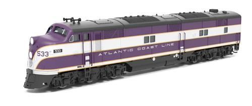 Broadway LTD N #8761 EMD E7A, ACL 536 púrpura y plata, sonido Paragon4/DC/DCC~NUEVO | Zustand: New
