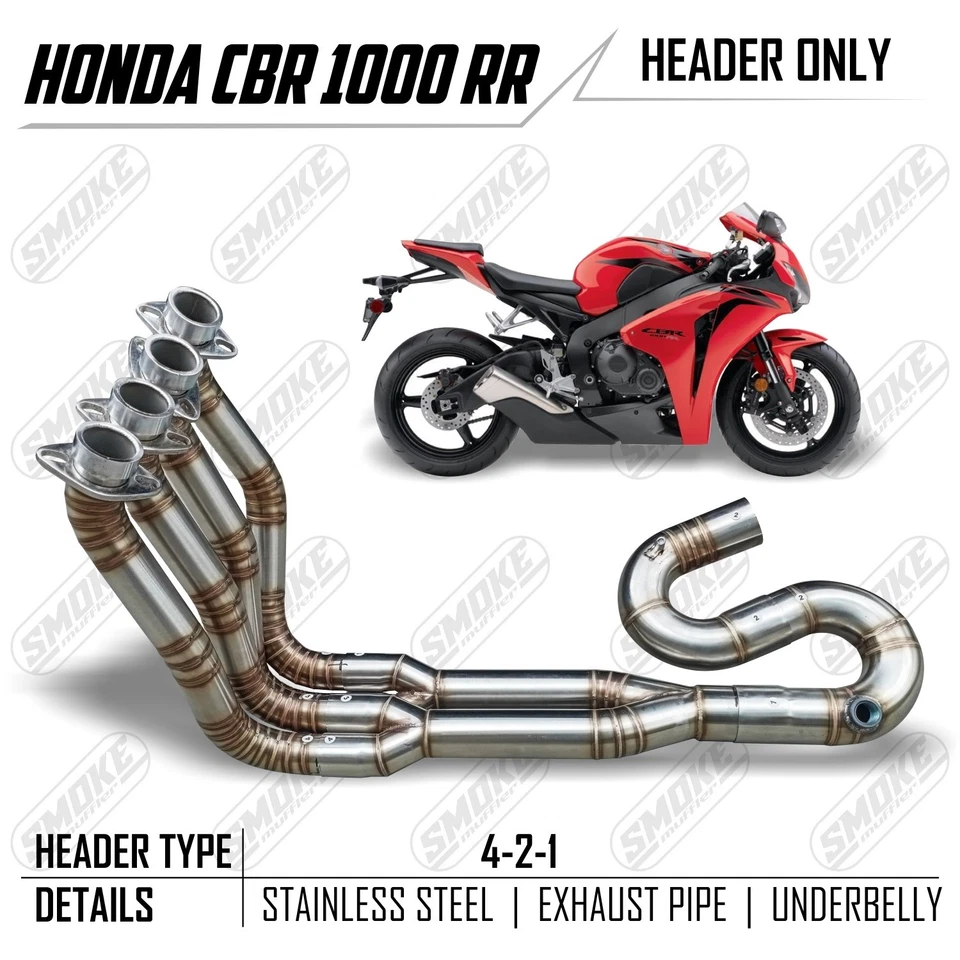 Header Custom Exhaust Motorcycle CBR 1000RR 2008-2016 Header Only 51 MM - Image 3 of 4