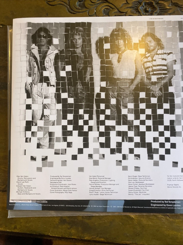Van Halen 1984 12'' Vinyl 33 RPM LP Record Album - Image 4 of 4