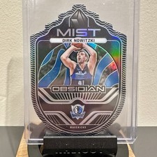 2020-21 Panini Obsidian Dirk Nowitzki Mist Die Cut SP SSP Case Hit #22 Mavs Rare