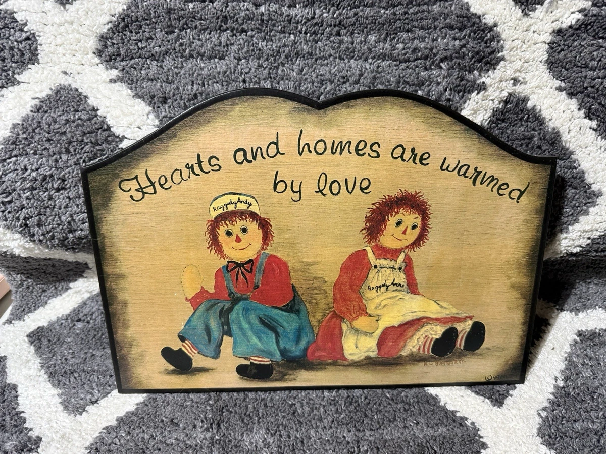 Raggedy Ann And Andy Wall Plaque for sale | eBay