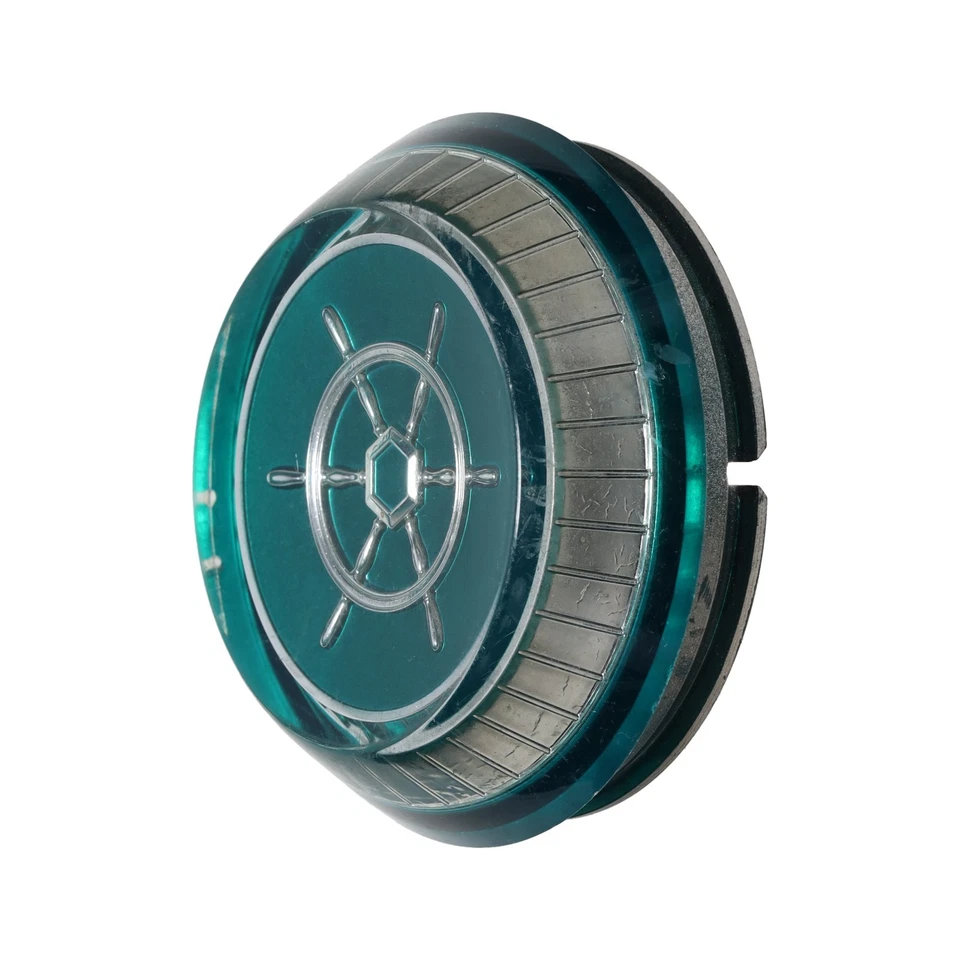 NOS Green Steering Wheel Horn Button Emblem 1955 Clipper Panama Constellation - Image 3 of 4