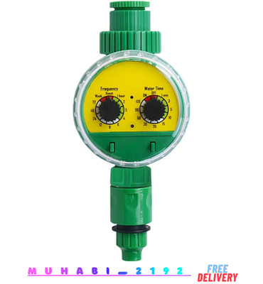 Green Outdoor Plastic Garden Electronic Automatic Watering Hose Irrigation Timer