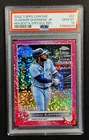 VLADIMIR GUERRERO JR TOPPS CHROME MAGENTA SPECKLE REFRAC PSA 10 GEM SSP SRL /350