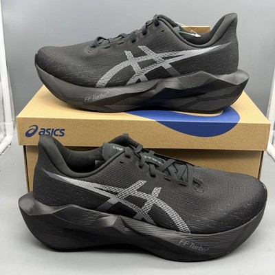 ASICS Novablast 6 Mens Size 10 Black Running Shoes Gym Training Sneakers NWB!