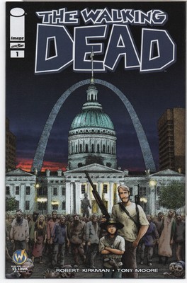 WALKING DEAD #1   WIZARD WORLD   ST. LOUIS COMIC CON GERHARD VARIANT - 2015