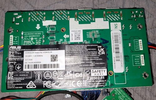 Asus VG34VQL3A Main Board USB Power Button Cables Speakers - Picture 3 of 8