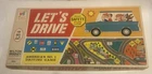 Vintage Milton Bradley LET'S DRIVE Board Game 1968 Missing 1 Car See Photos HTF
