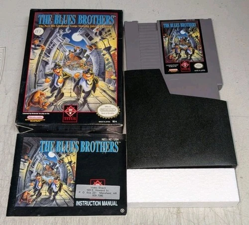 The Blues Brothers (Nintendo NES) Complete w/ Manual