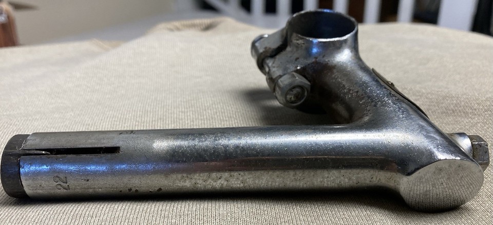 Potence Vélo Cinelli Acier - 90mm - Années 1950 - Pour Vélos Vintage