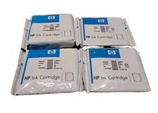 Lot of 4 HP 940 Ink Cartridges, 1x 940XL Black, 2x Magenta, 1x Yellow Sealed