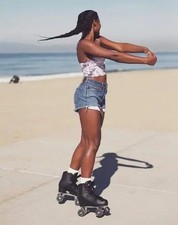 NIB Impala Quad Roller Skates Black Women's US 11 Men's US 9 EU 42