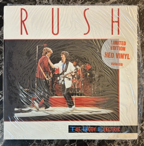RUSH The Body Electric  Red Vinyl Limited Edition 10" Import SEALED!  FREE SHIP!