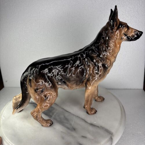RARE Royal Doulton Large Dog GERMAN SHEPARD Ch. Benign of Picardy 11” HN 1115 - Picture 13 of 17