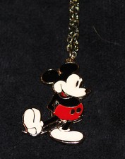 NICE VINTAGE DISNEY MICKEY MOUSE ENAMELED NECKLACE WALT DISNEY PROD