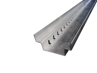 Sparsets Drainagerinnen FormA  B=140mm Edelstahl 1,0mm gelocht, inkl. Verbinder