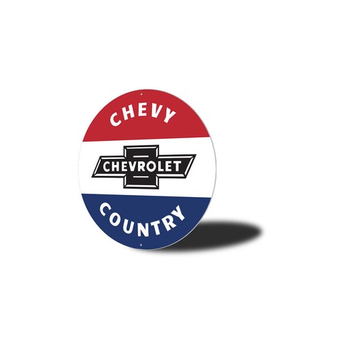 Chevy Country Car Sign, Chevrolet Car Sign, Car-Lover, Garage Metal Sign - Picture 4 of 4