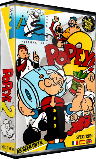 Sinclair ZX Spectrum 48K Game - POPEYE 2 - Alternative - Tested