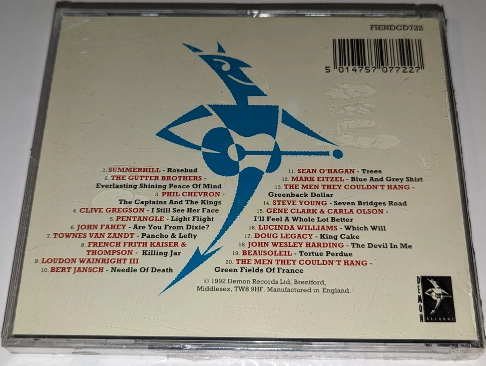 *NEW/SEALED* Life in the Folk Lane CD 1992 Demon Records John Fahey/Beausoleil+ - Image 2 of 4