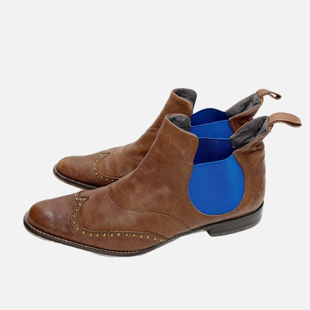John Fluevog Chelsea boots Archie - Teal | Casual Chelsea Boots | Fluevog Shoes main image 3