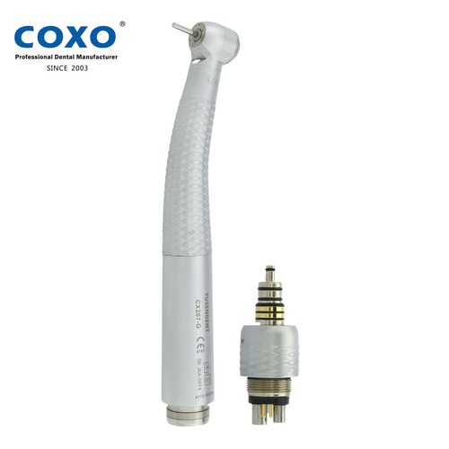 Turbina de mano de fibra óptica dental COXO CX207-G para acoplamiento KAVO Sirona NSK - Imagen 22 de 32