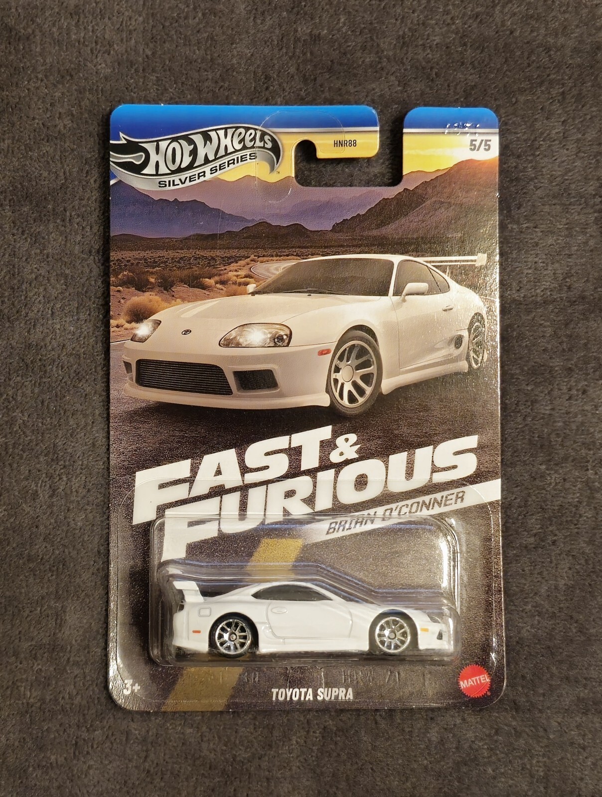 2024 Hot Wheels Silver Series Fast & Furious Toyota Supra - Brian O’Conner