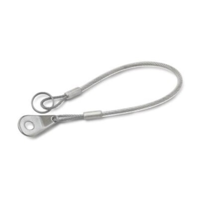 Edelstahl-Halteseile Werkstoff Nr. 1.4401 mit SR oder SR+BL GN 111.8-200-18-B-TR