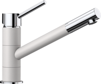 Blanco Kano KüChenarmatur Hochdruck Silgranitweiß/Chrom 525030