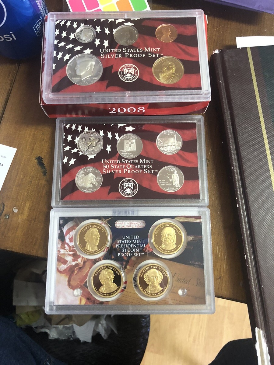 2008-S United States Mint Silver Proof Set in Original Box