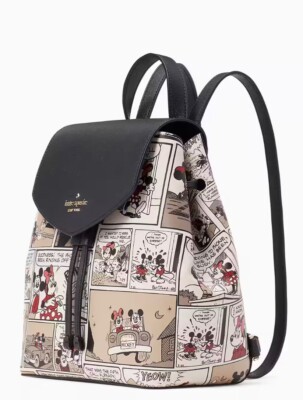 Disney X Kate Spade New York Minnie Mouse Flap Backpack | eBay