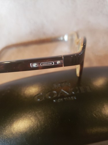 Coach Eyeglasses ELANA 525 Tortoise Frame W/CASE 48-17-135 - Picture 3 of 6