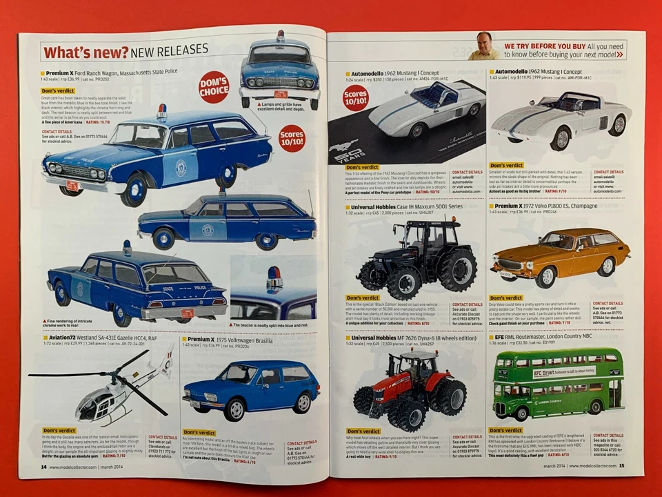 MODEL COLLECTOR Magazine - Mar 2014 - TVR - Ford Wagon Models - 1967 Lotus 49 - Image 3 of 3