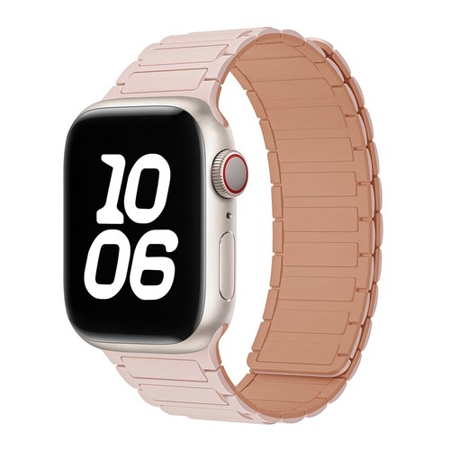 Magnetyczny silikonowy pasek do Apple Watch Band Ultra2 49mm 10 9 8 7 6 SE 5 42/46mm - Zdjęcie 37 z 40