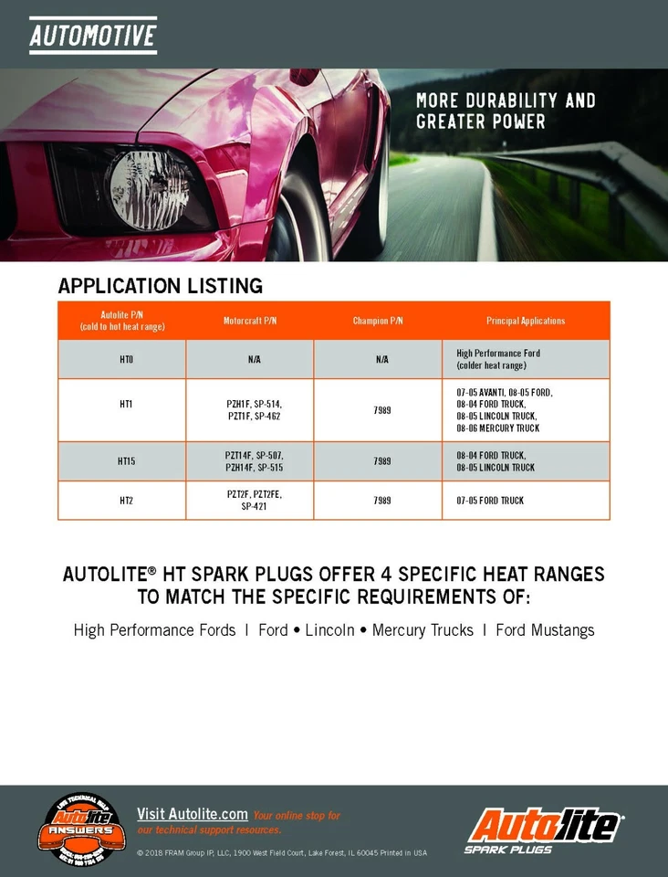 8 x Platinum for BARRA 220 230 5.4L V8 RTV SR XT XL XLS G220 G8 Ghia - Image 4 of 4