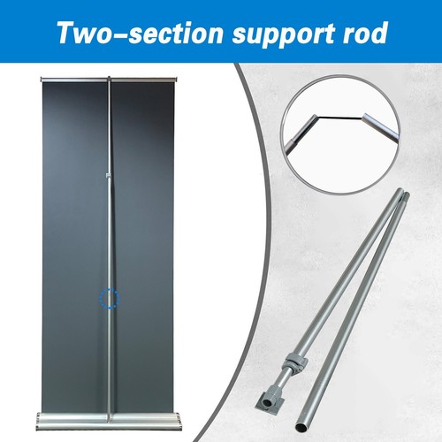 33 ½" x 68-90 INCHES, DELUXE Retractable Banner Stand,Widened Base (Stand ONLY) - Picture 9 of 16