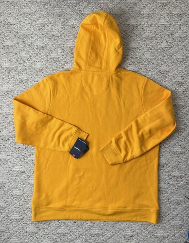 New Sz XL Men’s Fanatics St. Louis Blues Fleece Pullover Hoodie Yellow Old Logo - Picture 8 of 8