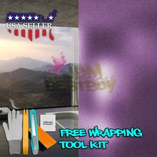 【Frosted Film】 Purple Glass Home Bathroom Window Security Privacy Sticker Sheet