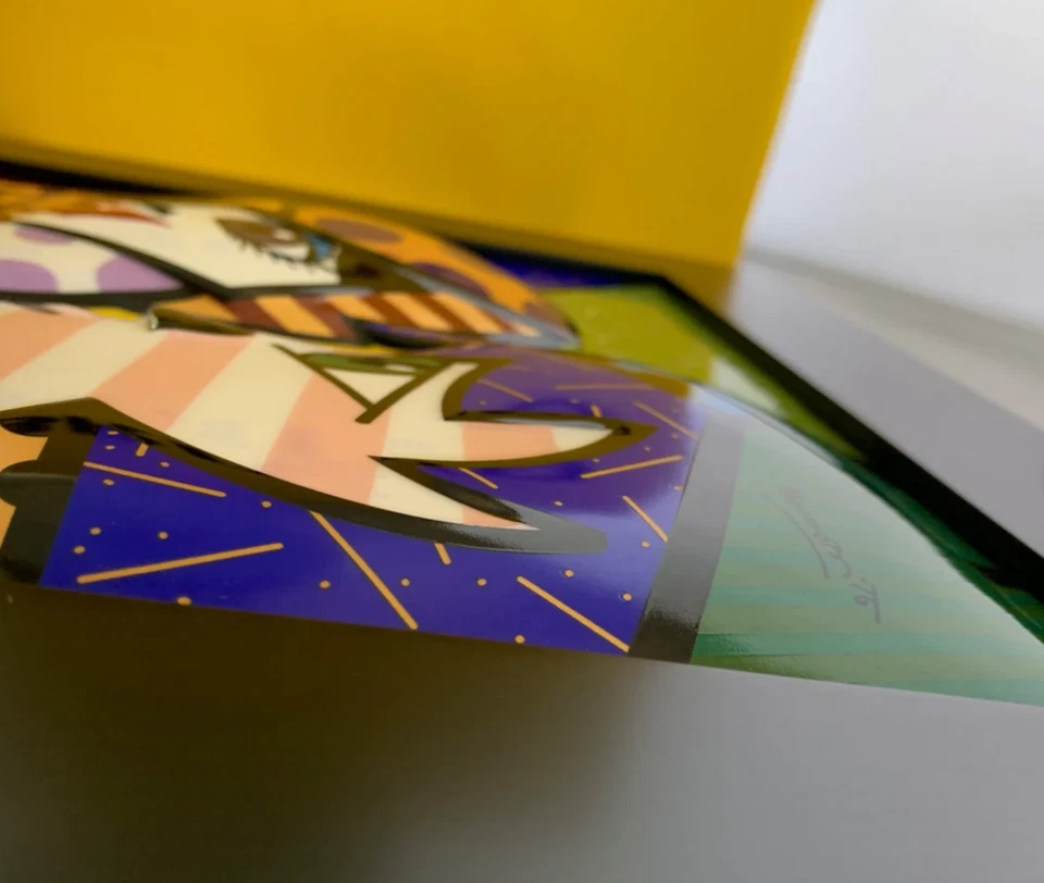 Romero Britto ограниченного тиража в рамке фарфора: вкусный * новый сделано в Германии - Изображение 4 из 4