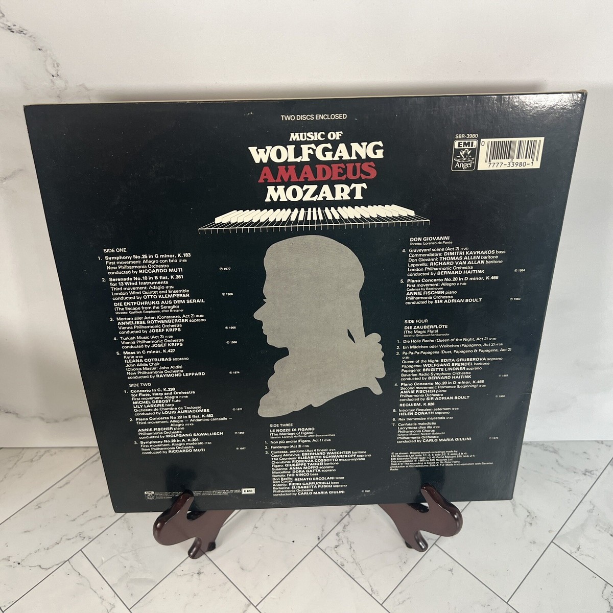 Wolfgang Amadeus Moz Music Of Wolfgang Amadeus Mozart 2 LP'S Vinyl