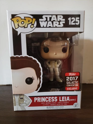 Funko POP! Star Wars #125 Princess Leia Hoth 2017 Galactic Convention VAULTED
