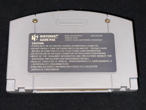 Goldeneye 007 (Nintendo 64, 1998) Cleaned / Tested / Authentic - N64 - 704 - Picture 3 of 5