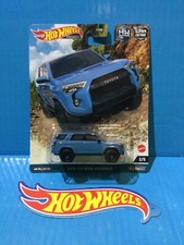 2023 HOT WHEELS NEW CAR CULTURE OFF-ROAD #2 18 TOYOTA 4RUNNER BLUE SUV 4WD