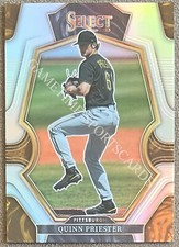 Quinn Priester 2023 Panini Select Silver Prizm #190 Premier Level Parallel Holo