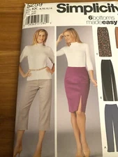 Simplicity Sewing Pattern 5259 6 Bottoms Made Easy SZ 8-14 Uncut 2003