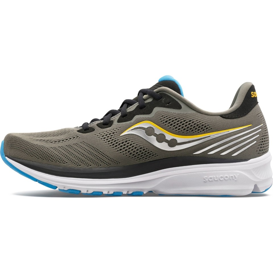 Men's Saucony Ride 18 - Black/White / 11.5