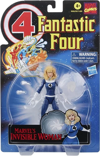 Figura Retro Mujer Invisible Marvel Serie Leyendas Cuatro Fantásticos Marvel 6"