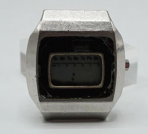 Seiko 1970 années 1970 LCD 0124-0019 montre-bracelet pour pièces - Photo 1/6