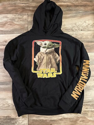 Hooded Pullover Baby Yoda Mandalorian Hoodie Disney The